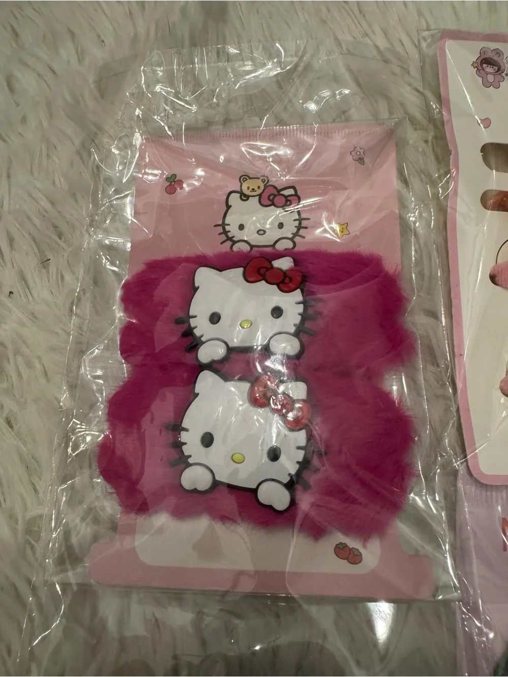 Hello Kitty Kids Hair Accessories hair clips bangles wipes straw topper 18 items